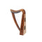 Best 22 string celtic harp Style Brown Lever Harp with Free Bag, Tuning Key and Strings