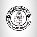 Small Patch 2ND Amendment Original Homeland Iron on for Biker Vest SB1019