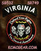 VIRGINIA Defend Your Rights Smalls Set for Biker Vest-STURGIS MIDWEST INC.